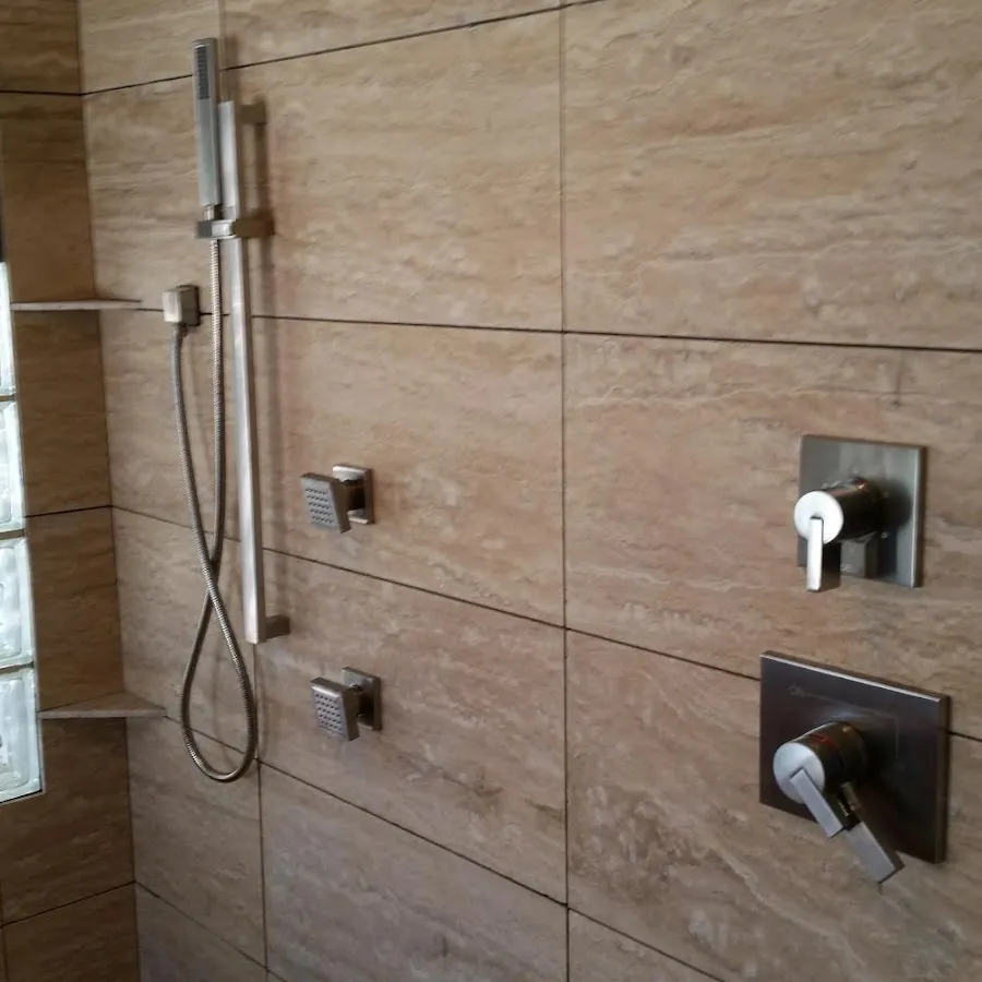 Shower fixture installation for Water Heater Replacement in Moon
